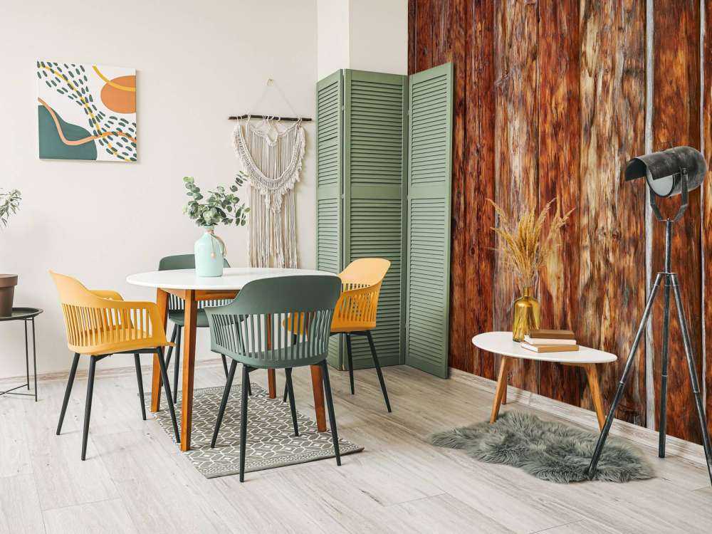 Robuust gebrand hout