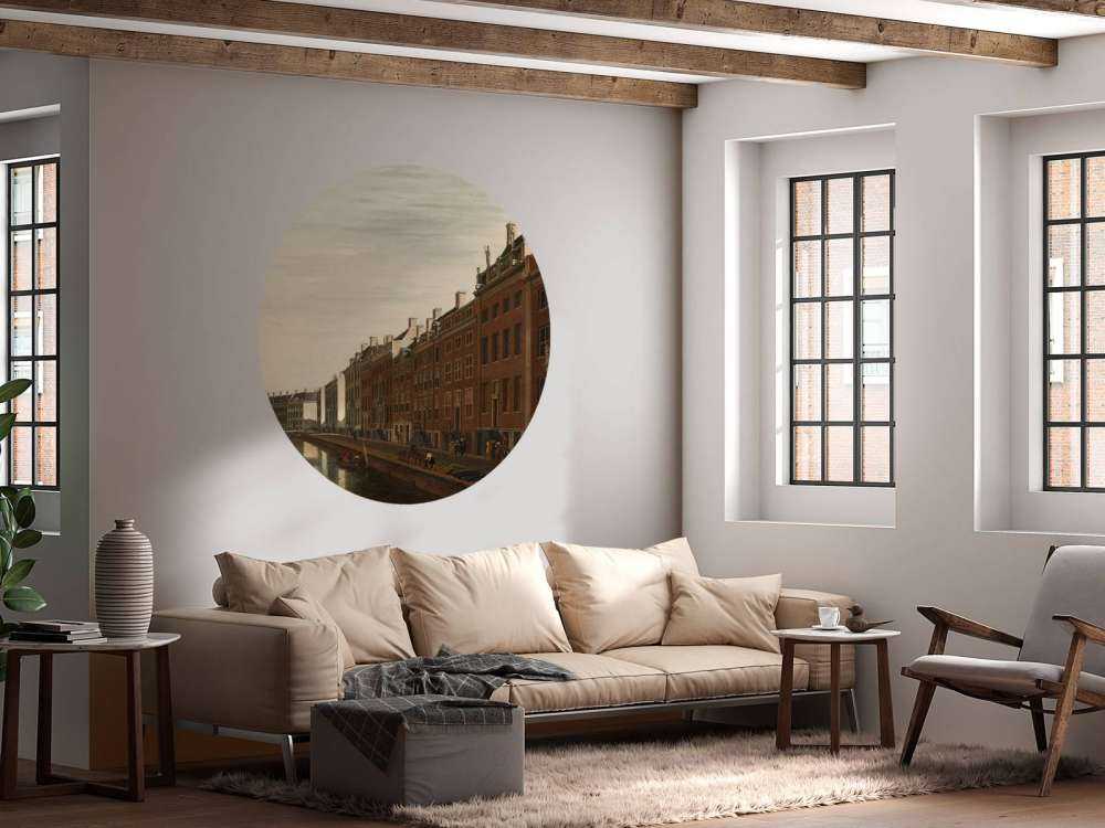 De Gouden Bocht in de Herengracht in Amsterdam vanuit het westen