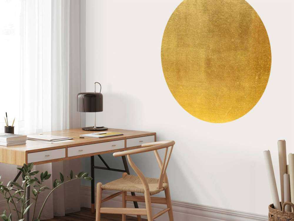 Gouden muur met structuur