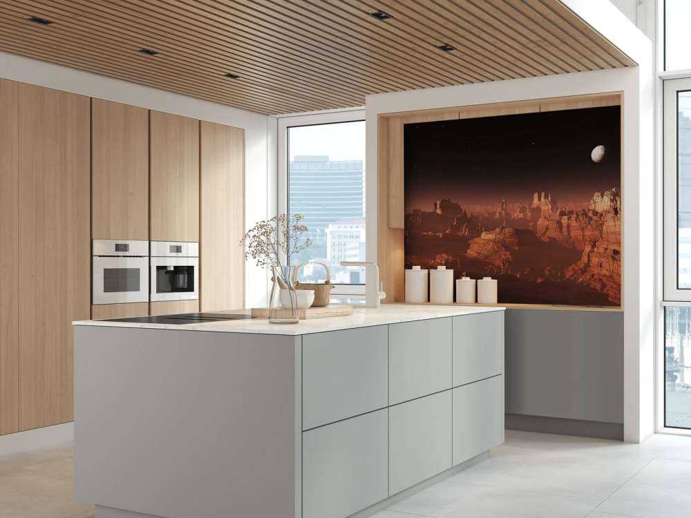 Zonsondergang op Mars