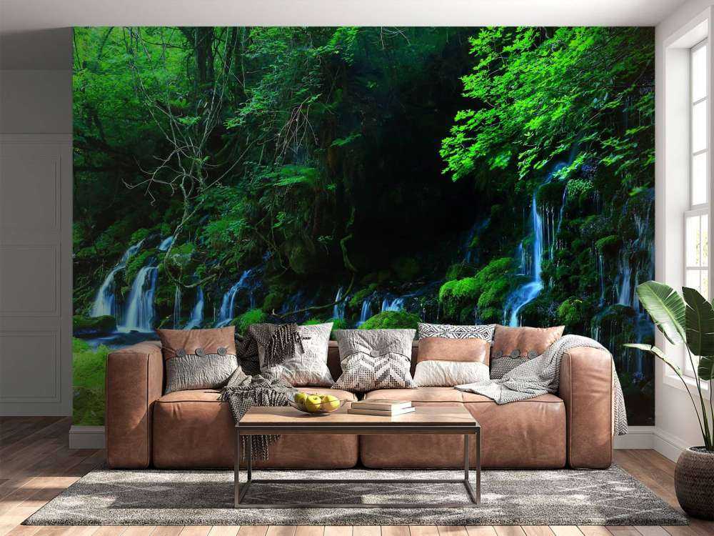 Watervallen in de jungle