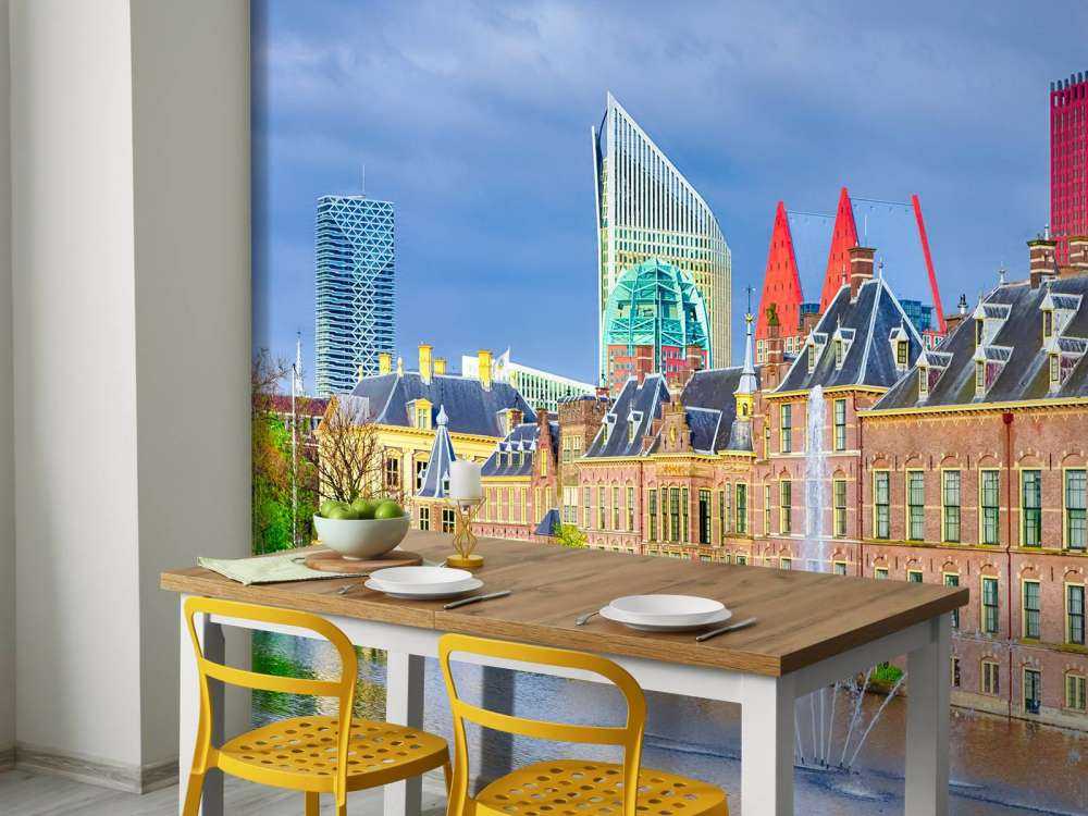 Het Binnenhof in de lente