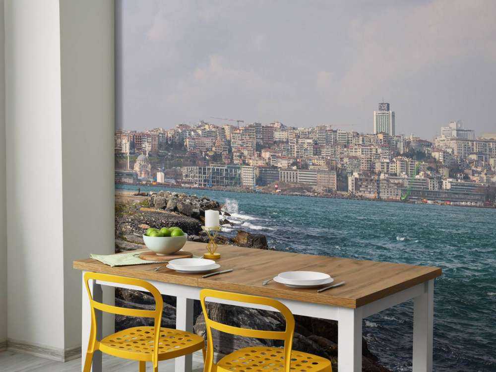 Beşiktaş vanaf het water