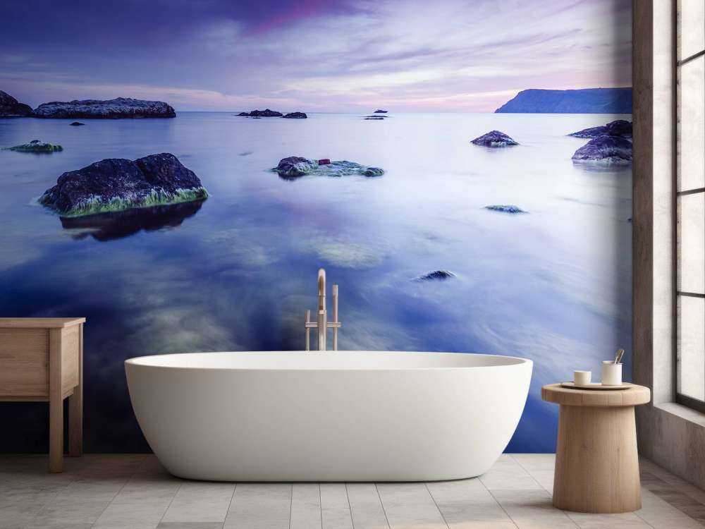 De Zwarte Zee in de avond