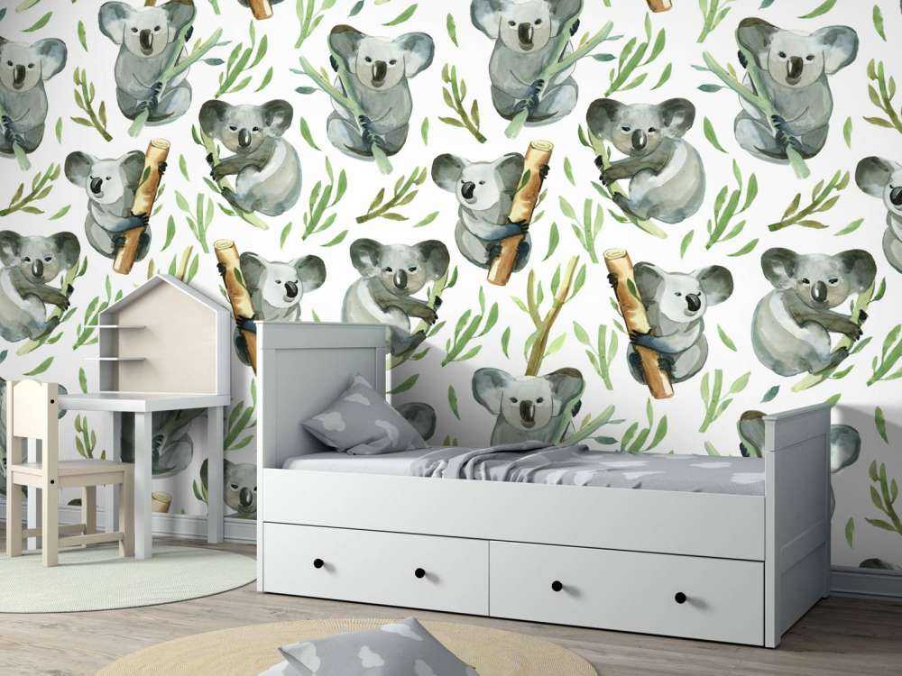 Koala's op bamboe