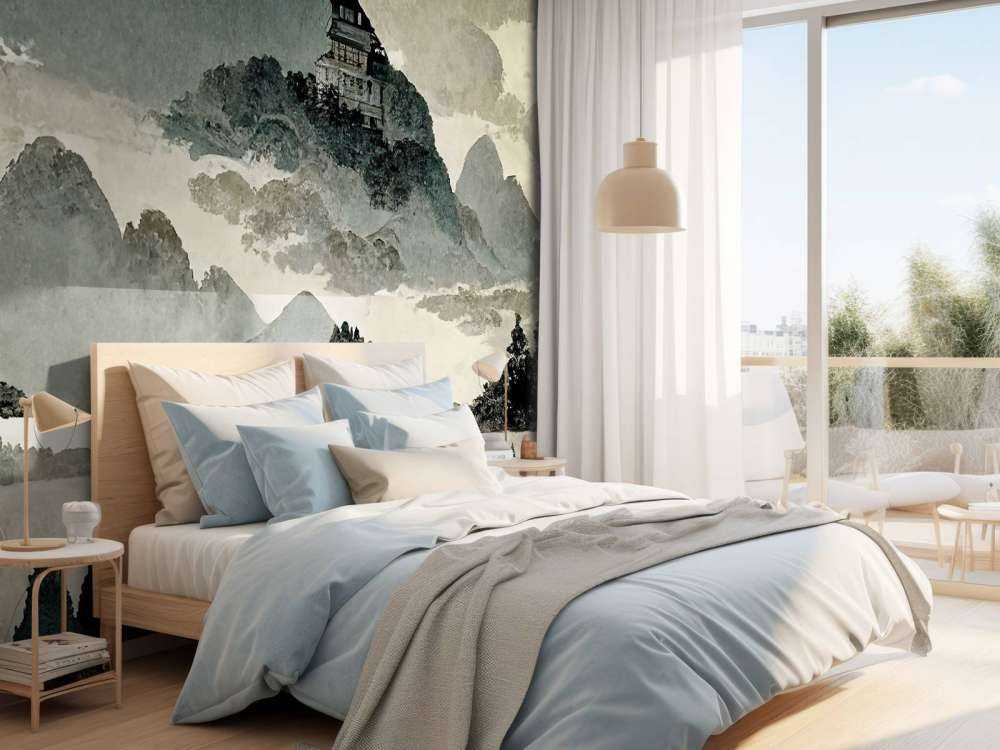 Geïllustreerde Chinese landschap