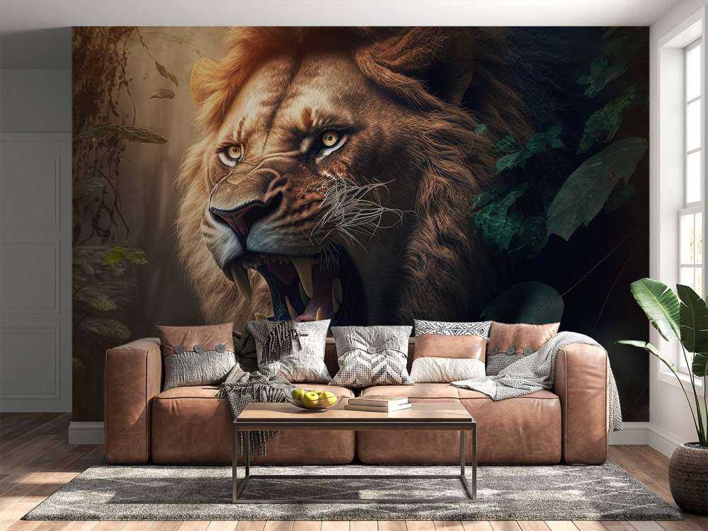 Leeuw in de jungle