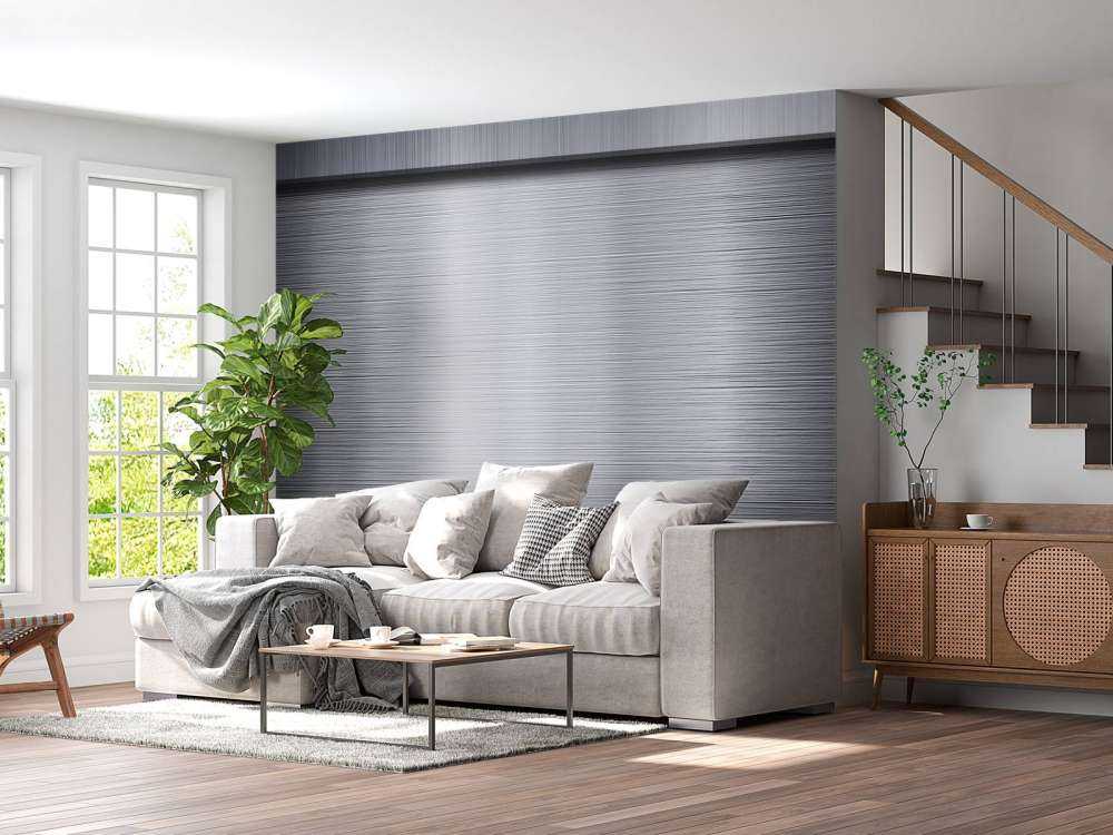 Geborstelde aluminium metalen plaat