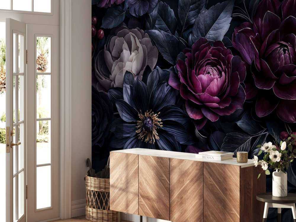 Mystic moody baroque midnight garden delight