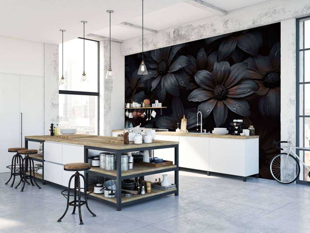 Opulent flower reverie dark mood