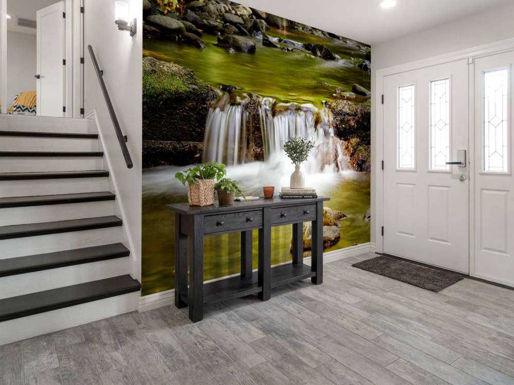 Gedetailleerde klein waterval