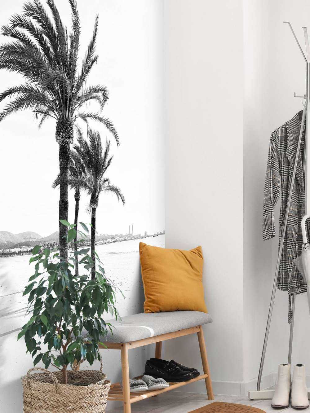 Palmbomen bij elkaar