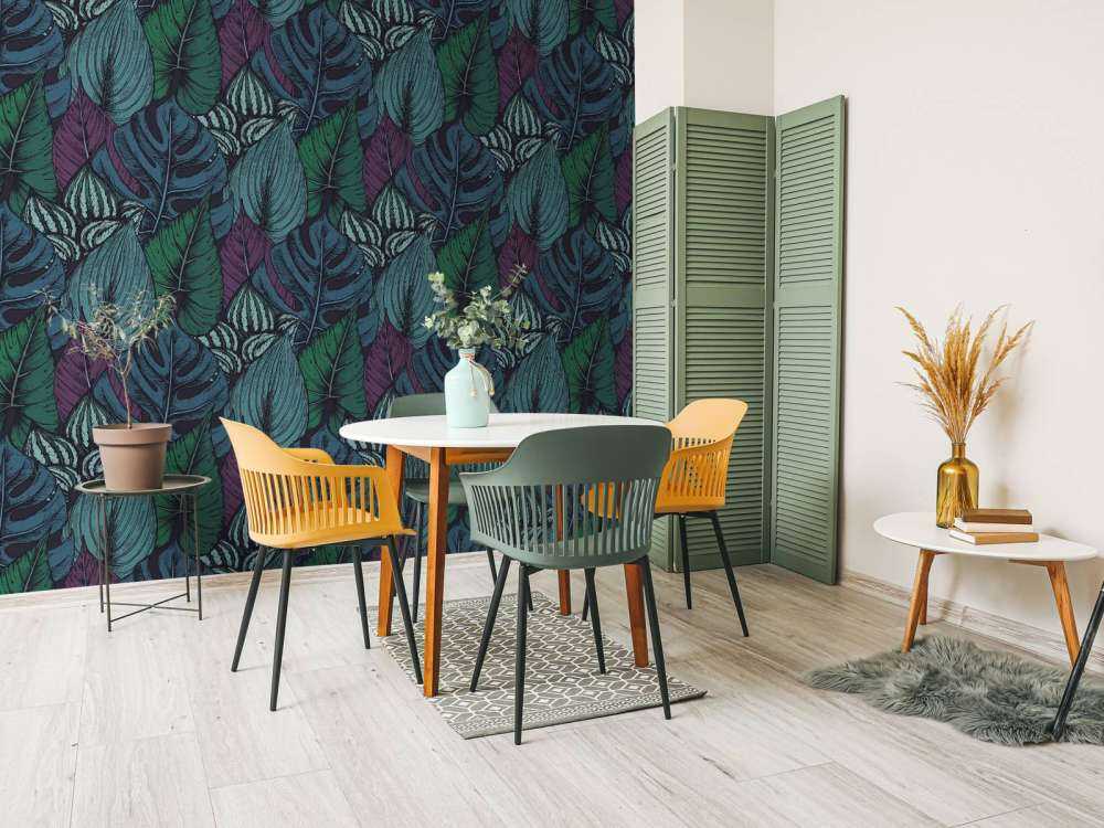 Tropisch bladerpatroon