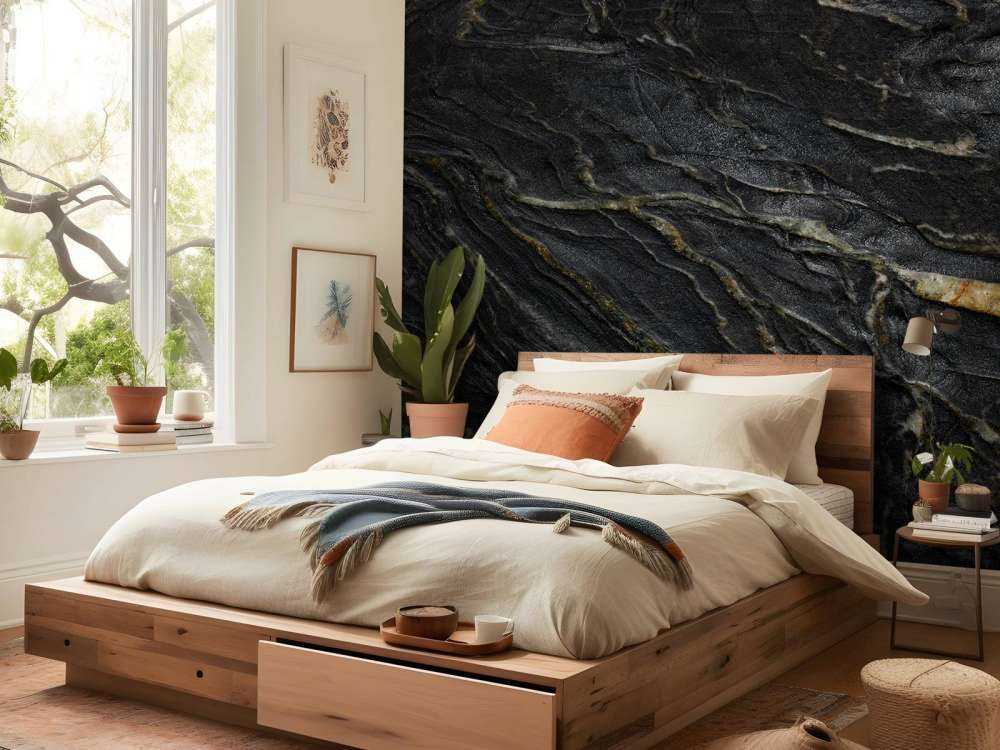 Marmer met ruwe structuur