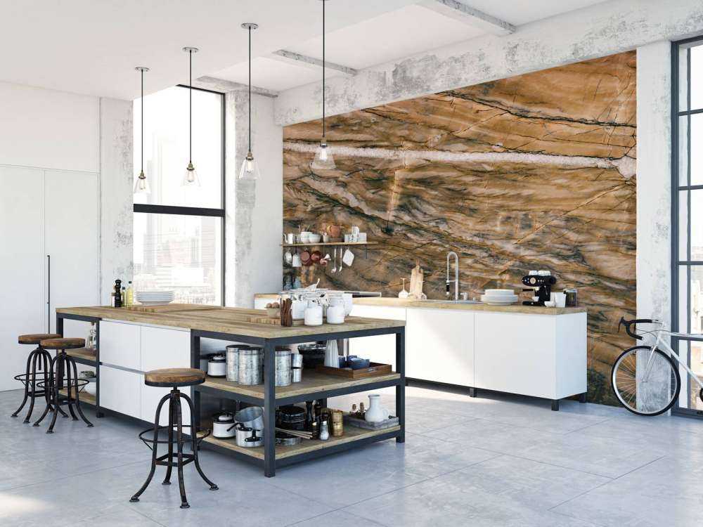 Marmer met gele tint