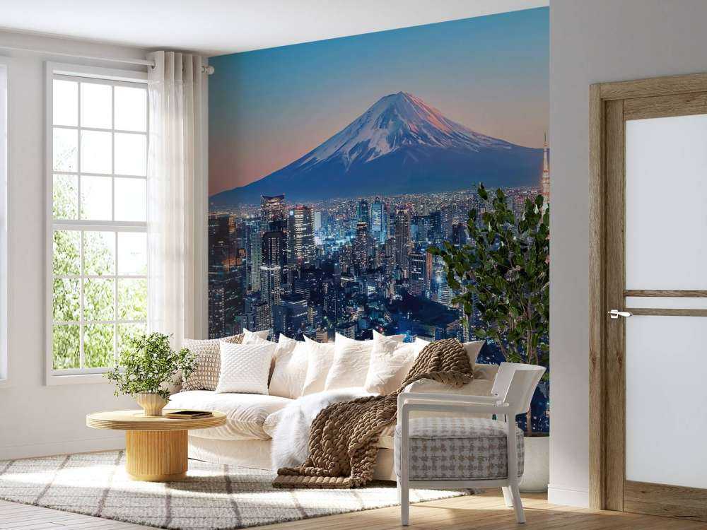 Tokyo bij zonsondergang