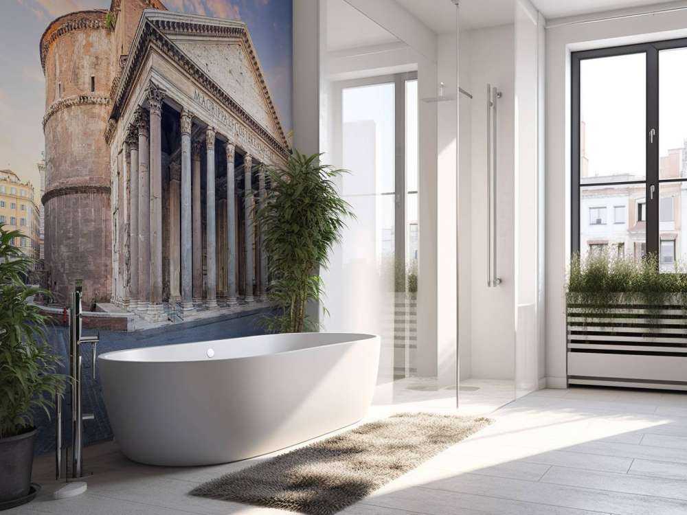 Uitzicht op het Pantheon