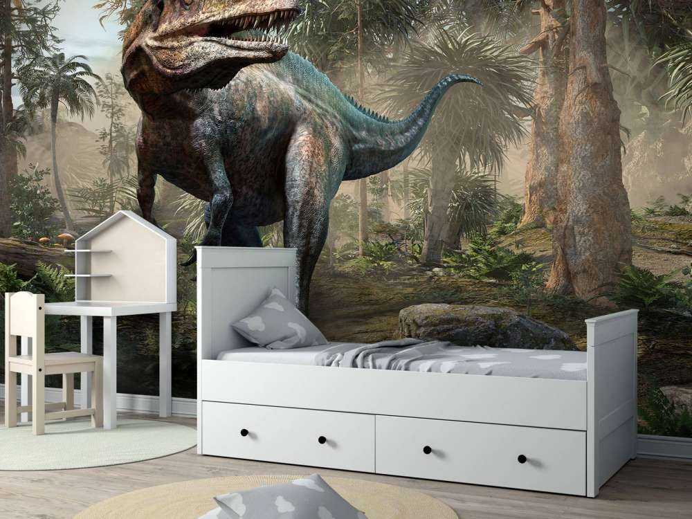 Acrocanthosaurus in het bos