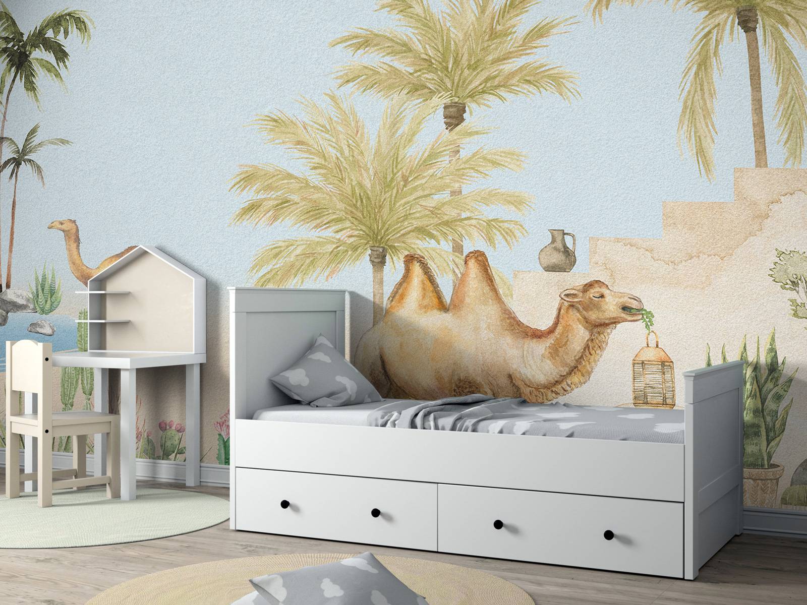 Woestijn vrienden - Fotobehang, image size:1600x1200