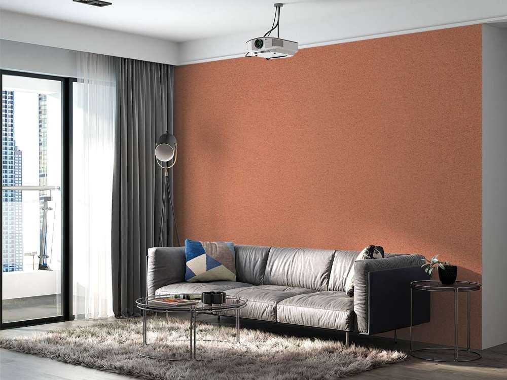 Terracotta beton met lichte structuur