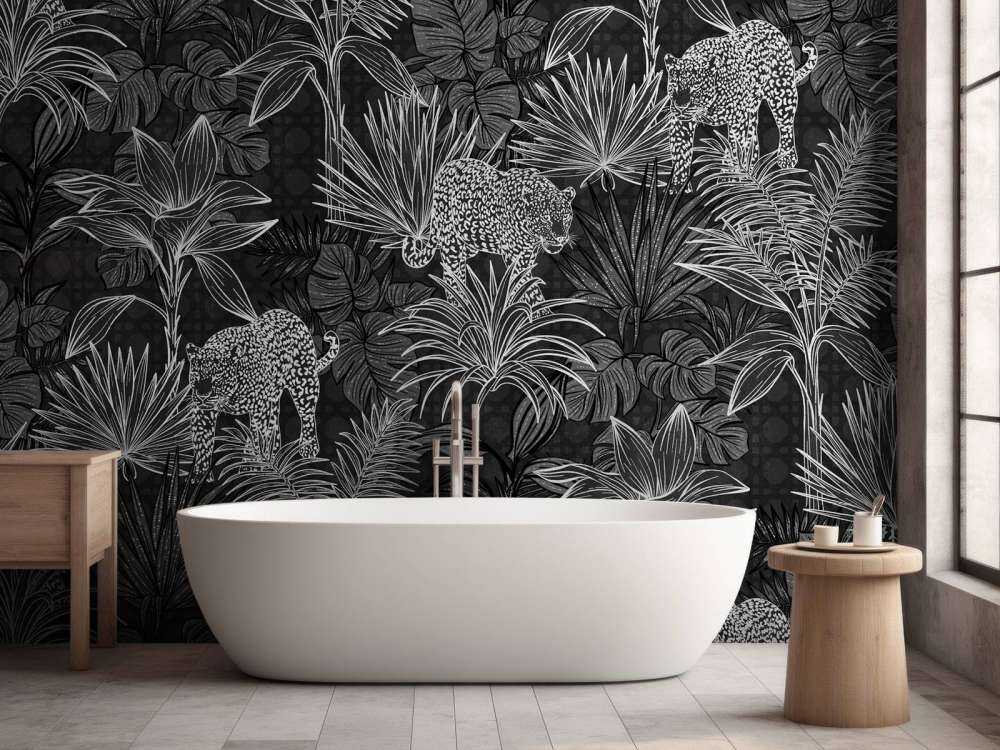 Palmbomen en panters