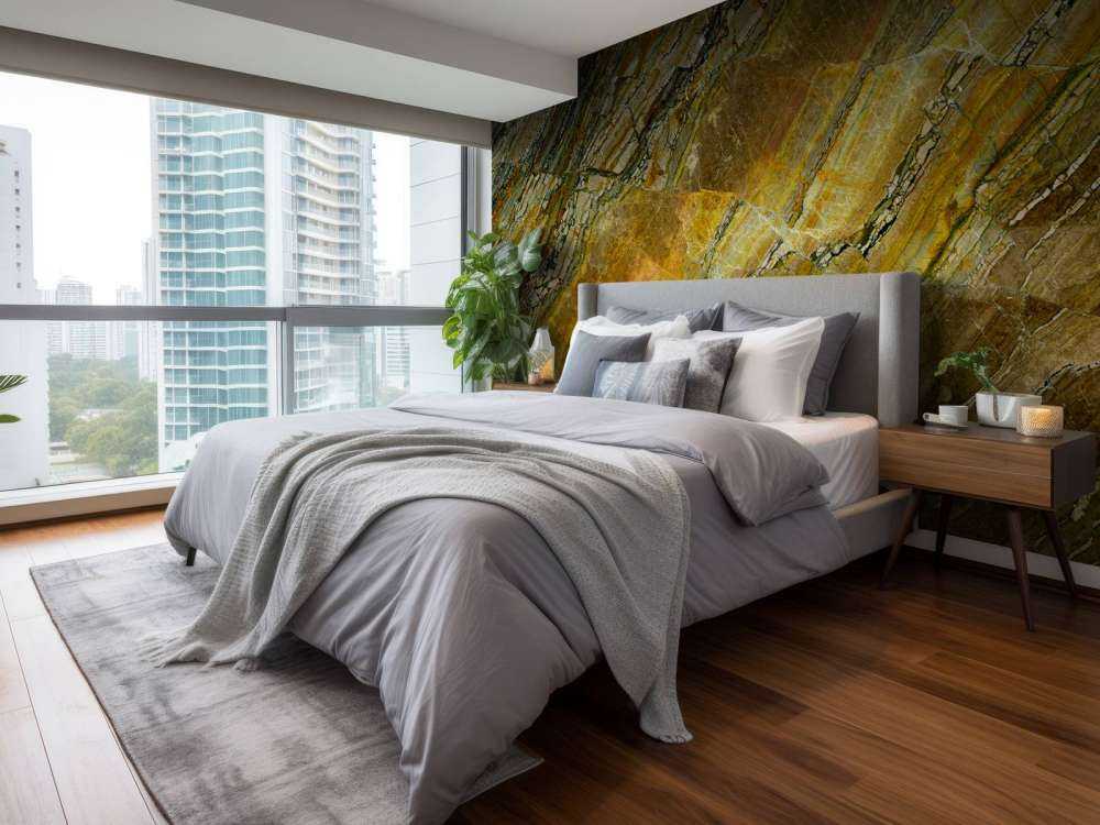 Gekleurd gebroken marmer