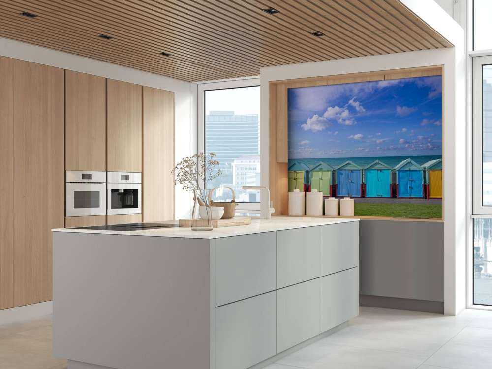 Kleurrijke strandhuisjes