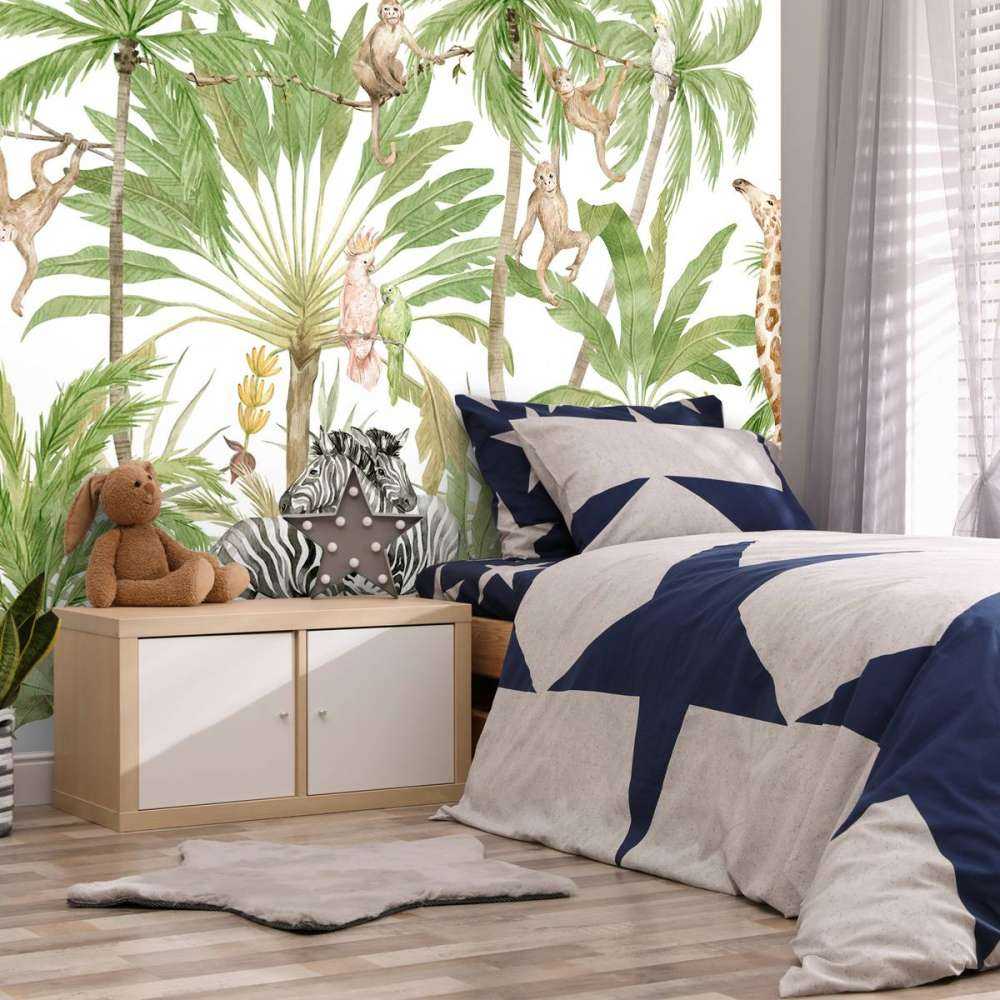 Waterverf jungle dieren