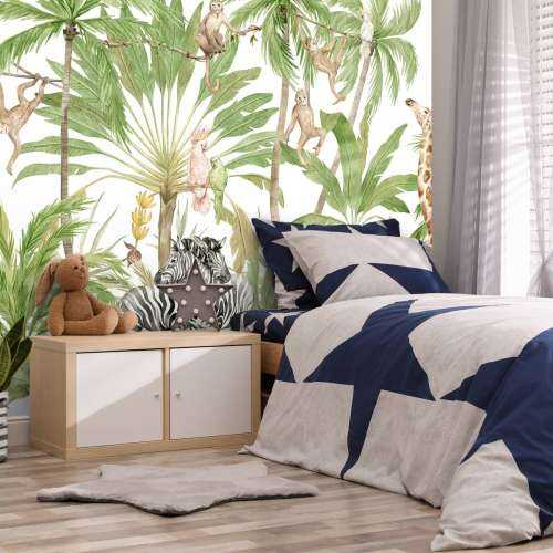 Waterverf jungle dieren