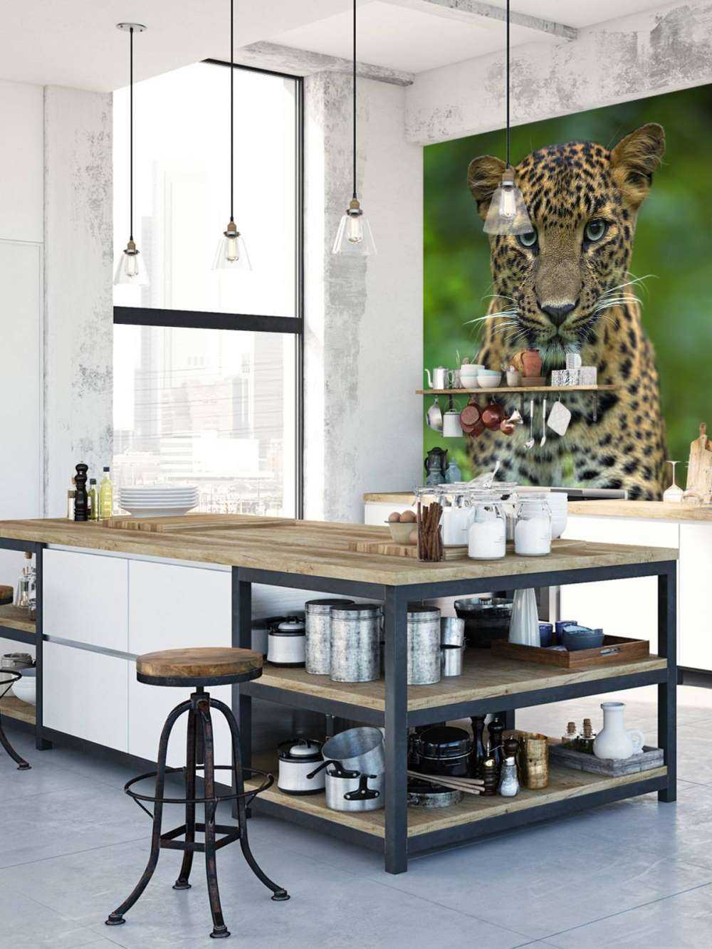 Geconcentreerde luipaard