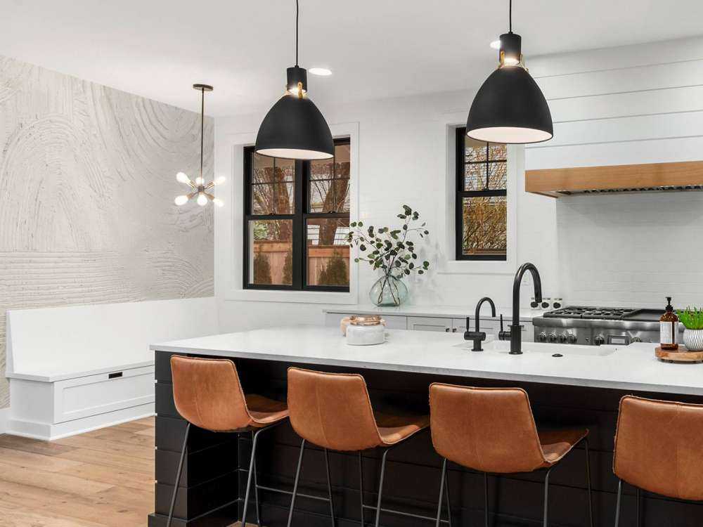 Structuren en vormen in off white