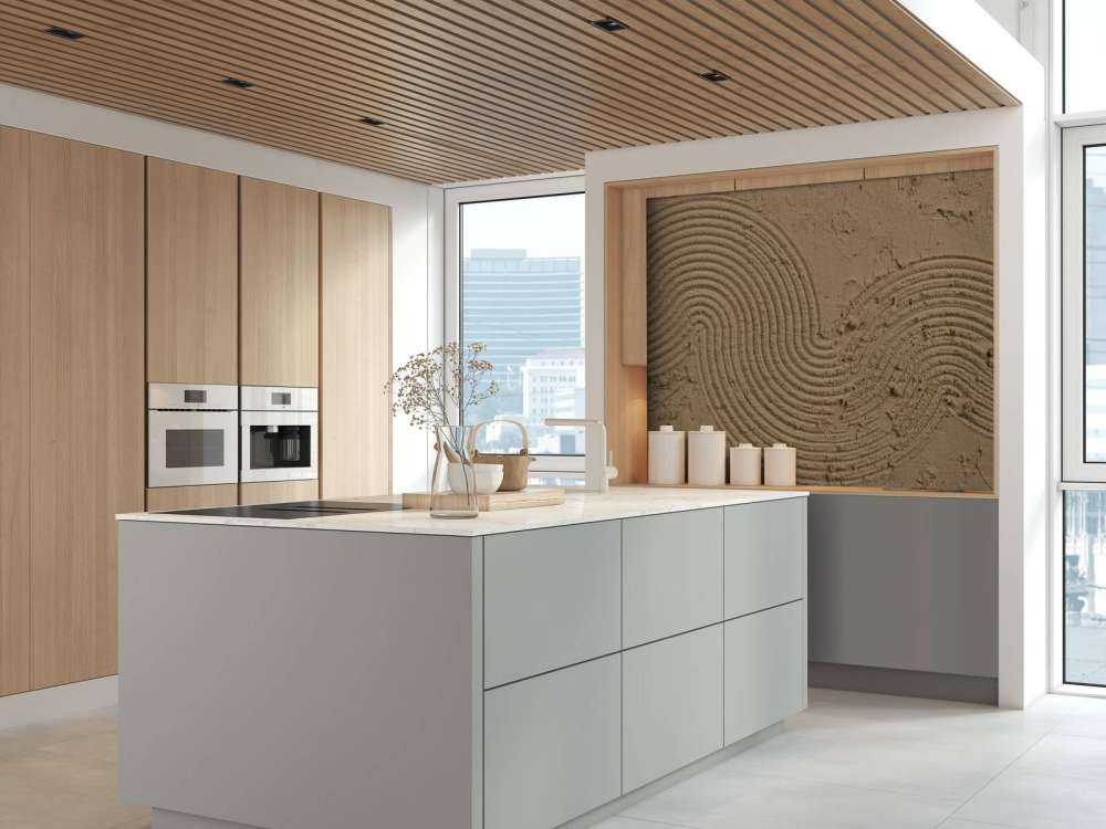 Structuur kunst in goud bruin