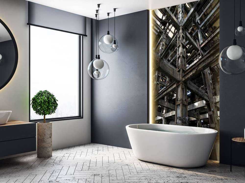 Oude verlaten kolenwashuis