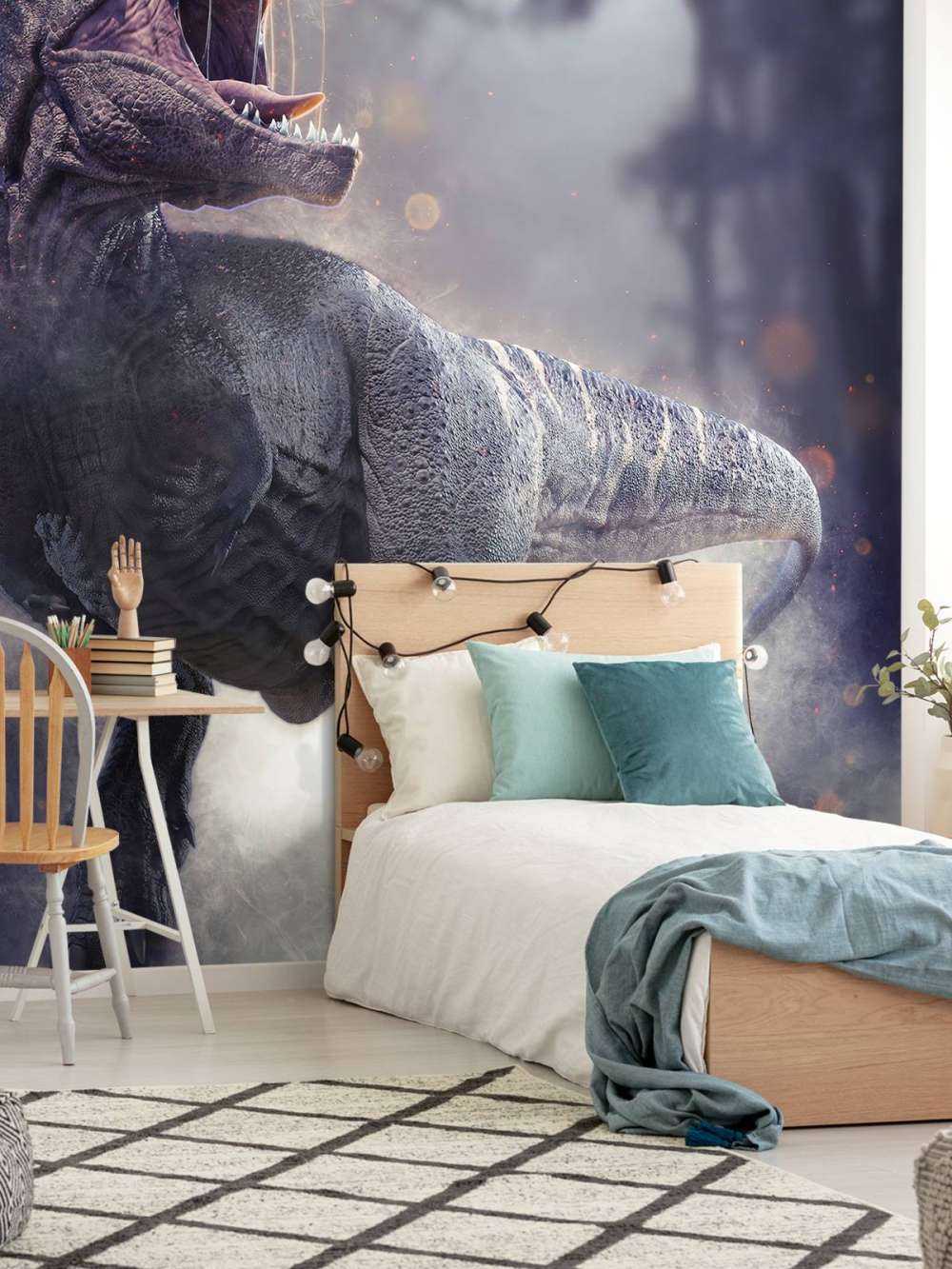 Tyrannosaurus Rex tijdens de nacht