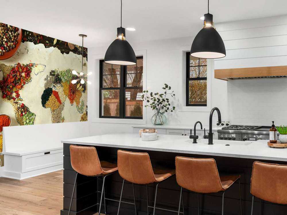 Wereldkaart van kruiden