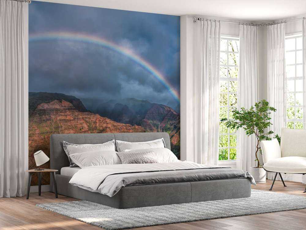 Regenboog boven Waimea Canyon