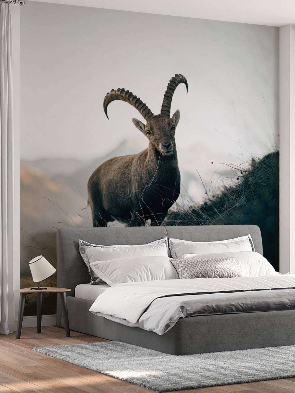 Steenbok in de bergen