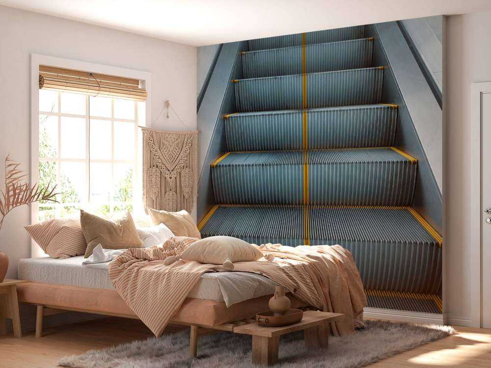 Roltrap van dichtbij