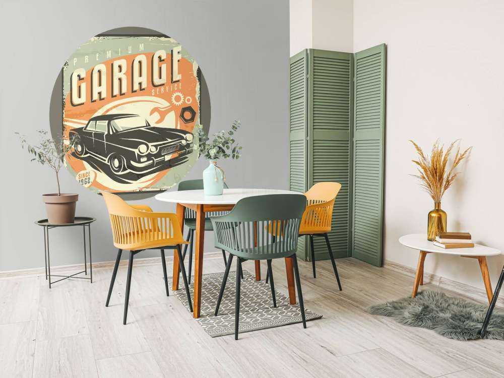 Vintage auto embleem