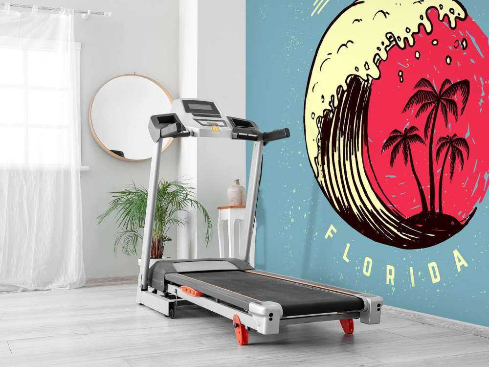 Miami logo met een lichtblauwe achtergrond