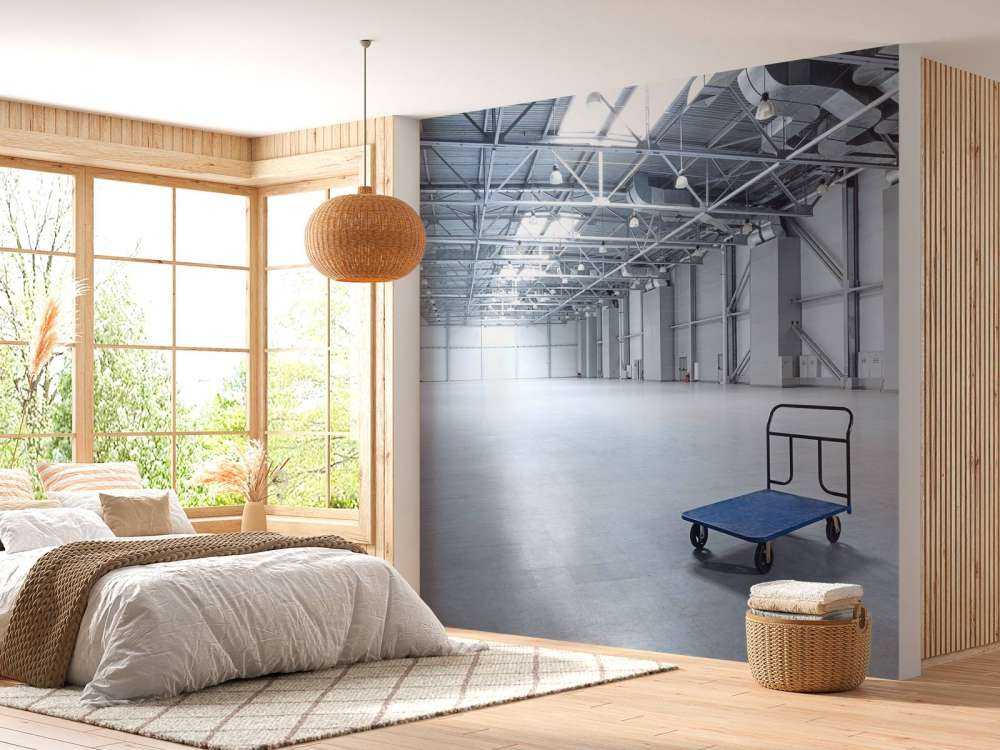 Interieur lege opslagplaats