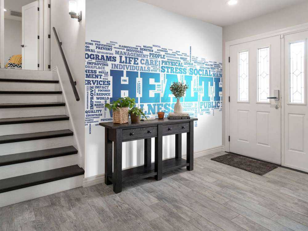 Gezondheid woorden design