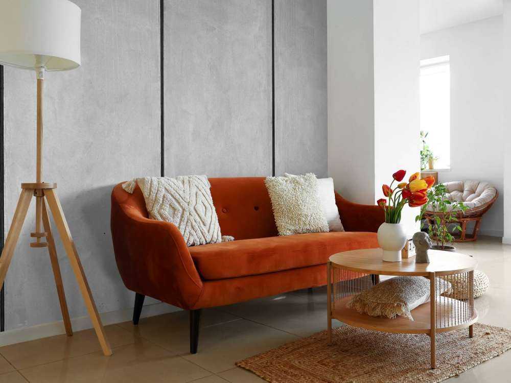 Stukken betonnen muur