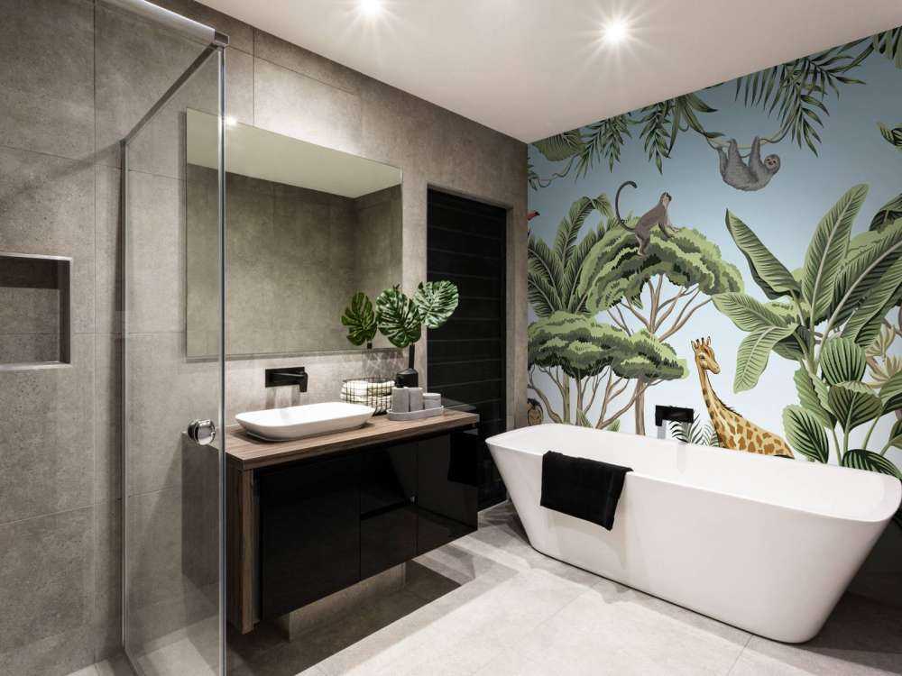 Patroon met jungle dieren