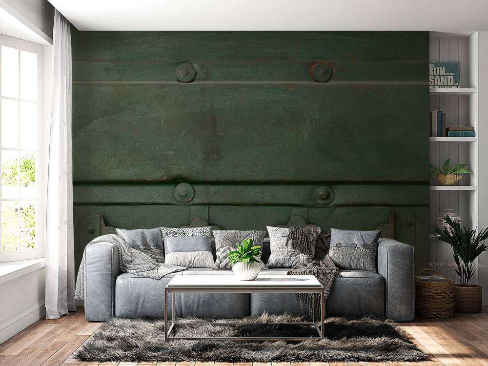 Groene metalen structuur