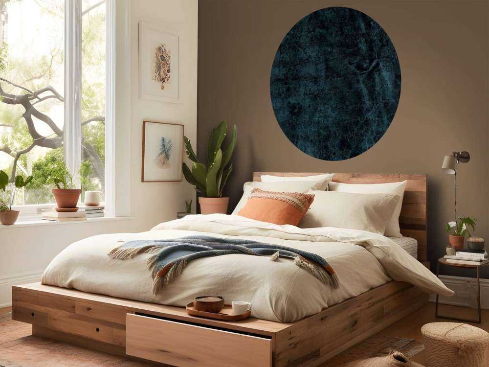 Blauw koper structuur