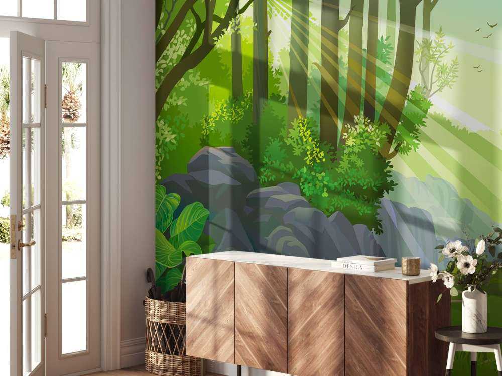 Zonlicht in de jungle