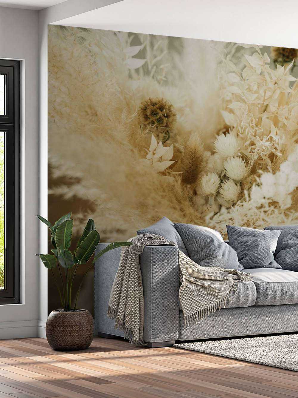 Close-up droogbloemen