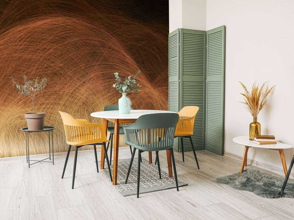 Gouden cirkelpatroon