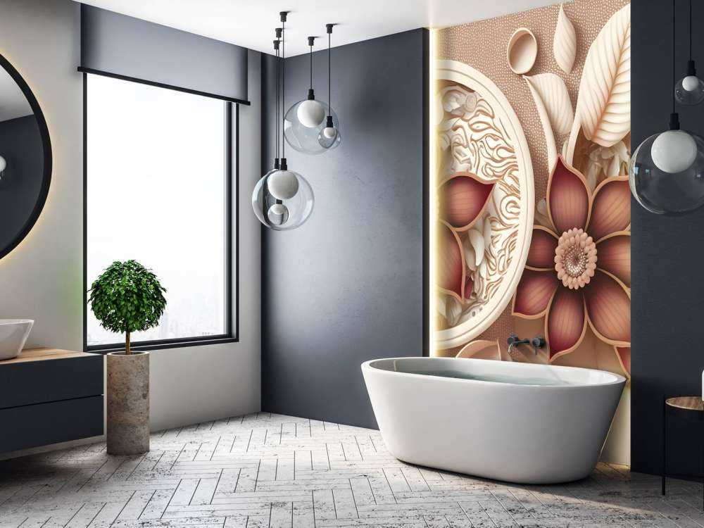 Bloemen en bladeren illustratie